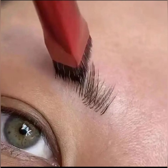 (WHOLESALE 100 PIECES) ANGLE EDGE WILD EYEBROW BRUSH - Picture 4 of 8